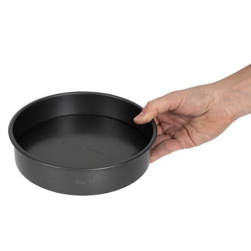 Masterclass Non-Stick Loose Base Round Sandwich Pan - 180mm