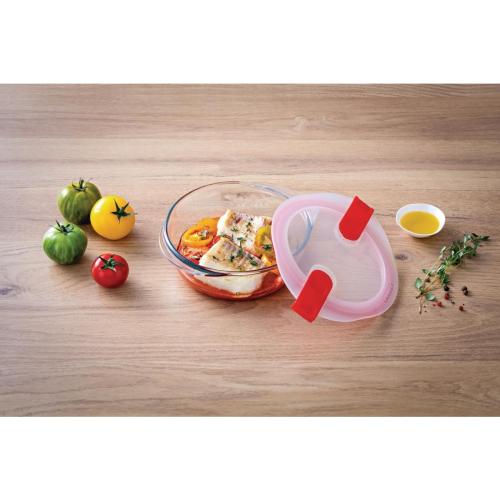 Pyrex Cook & Heat Round Dish with Lid - 150mm dia 350ml