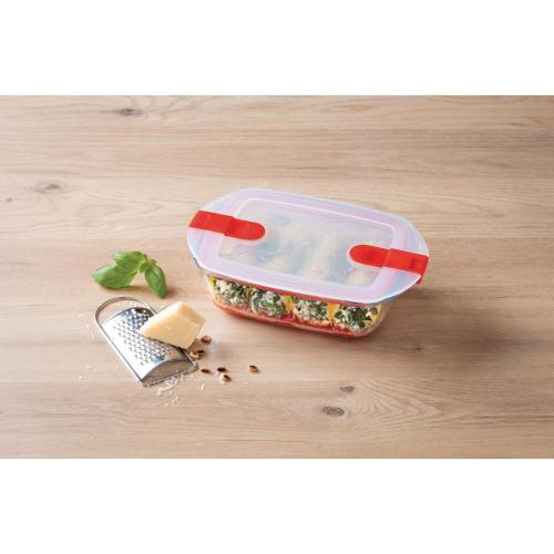 Pyrex Cook & Heat Rectangular Dish with Lid - 170x100mm 350ml