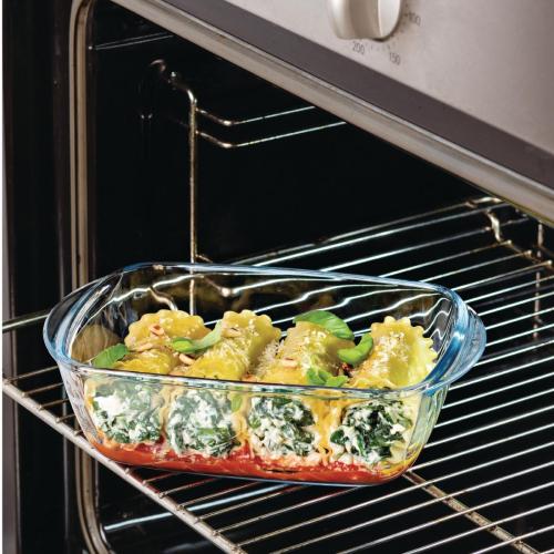 Pyrex Cook & Heat Rectangular Dish with Lid - 230x150mm 1Ltr