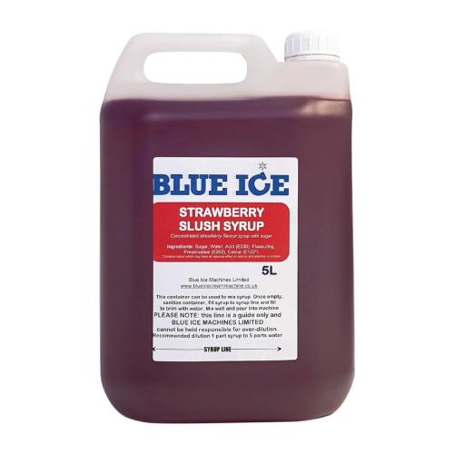 Blue Ice Slush Mix Strawberry Flavour - 5Ltr