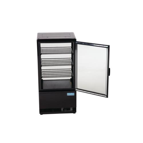 Polar C-Series Display Fridge Black - 68Ltr