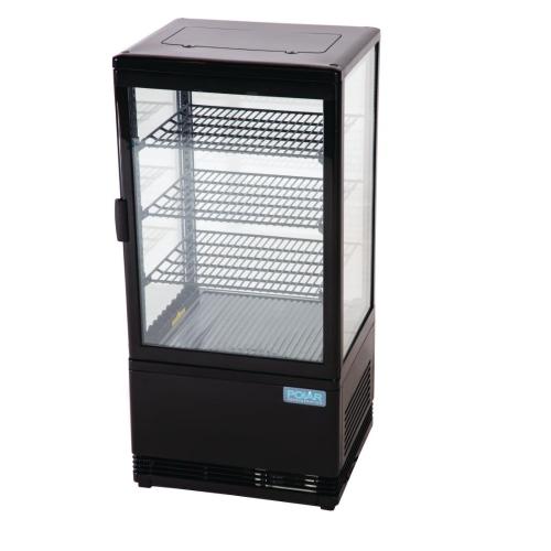 Polar C-Series Display Fridge Black - 68Ltr