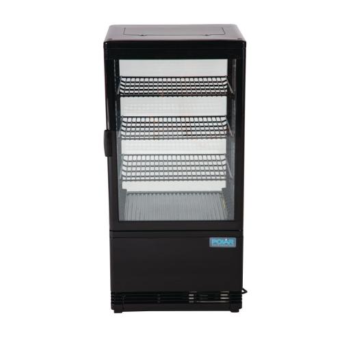 Polar C-Series Display Fridge Black - 68Ltr