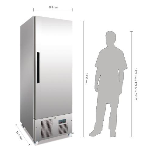 Polar G-Series Upright Slimline Freezer - 440Ltr