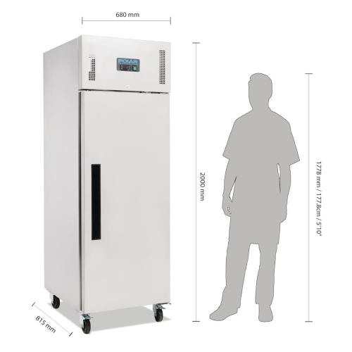 Polar G-Series Upright Fridge - 600Ltr