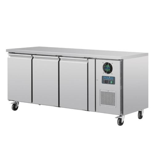 Polar U-Series Triple Door Counter Freezer - 417Ltr