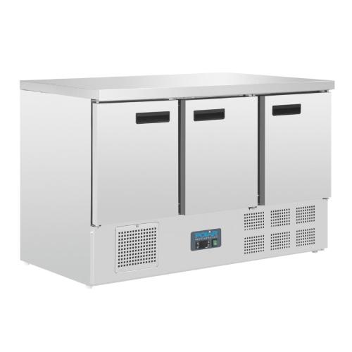 Polar G-Series Triple Door Counter Fridge - 368Ltr