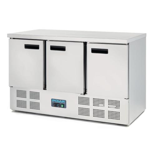Polar G-Series Triple Door Counter Fridge - 368Ltr