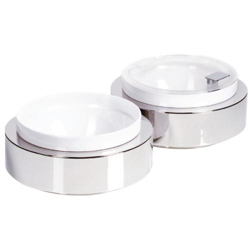 APS Buffet-Bowl Box Round Large Base only St/St 18/10