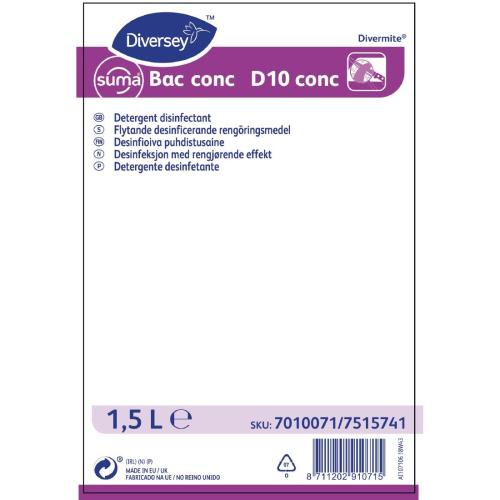 Suma Bac-conc D10 (4x1.5Ltr)