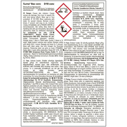 Suma Bac-conc D10 (4x1.5Ltr)