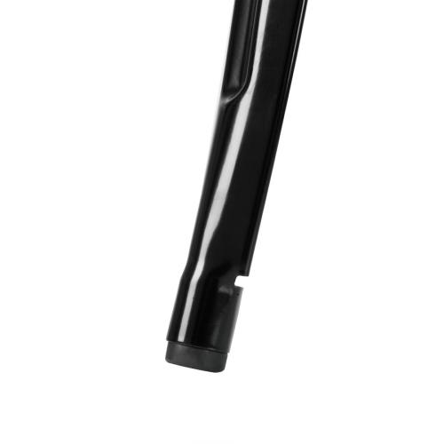 Bolero Bistro Square Steel Table Black - 660mm