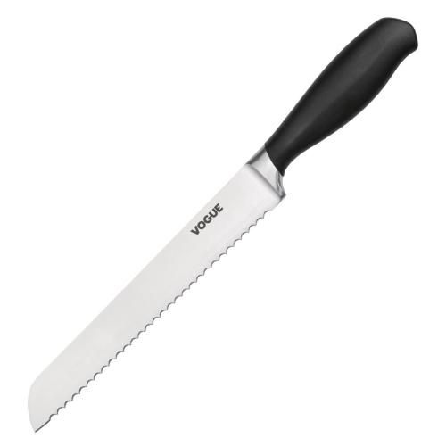Vogue Soft Grip Bread Knife St/St - 203mm 8"
