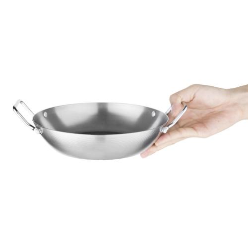 Vogue Mild Steel Paella Pan - 200mm 8"