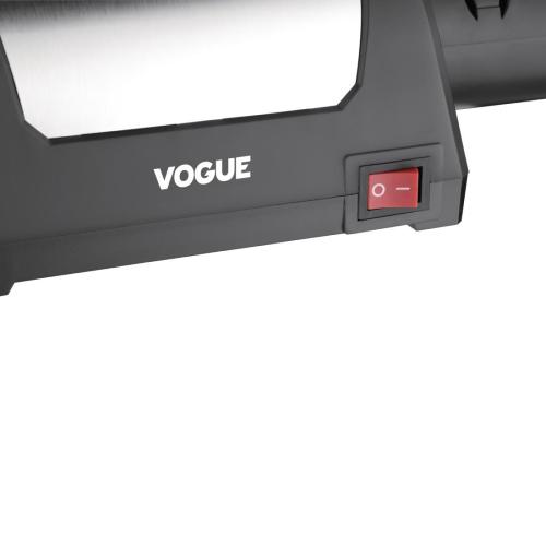 Vogue Electric Knife Sharpener Black - 220x81x78mm 8 2/3x 3x 3 1/4"
