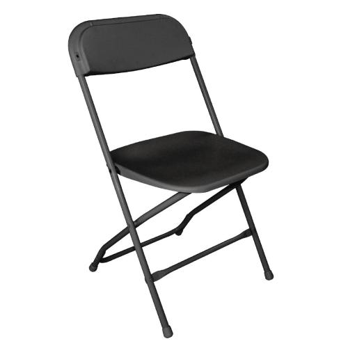 Bolero Folding PP Chair Black (Pack 10)