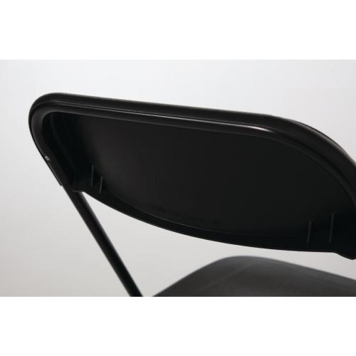 Bolero Folding PP Chair Black (Pack 10)