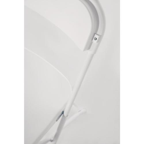 Bolero Folding PP Chair White (Pack 10)