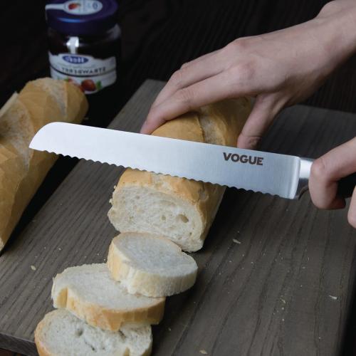 Vogue Soft Grip Bread Knife St/St - 203mm 8"
