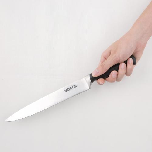 Vogue Soft Grip Carving Knife St/St - 203mm 8"