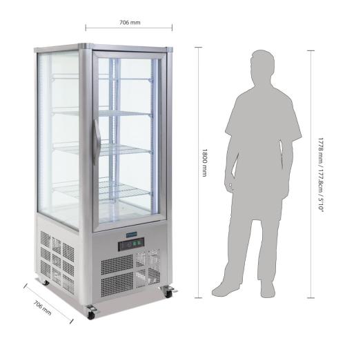 Polar G-Series Patisserie Display Fridge - 400Ltr