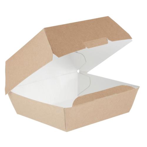Colpac Kraft Natural Burger Boxes Large (Case 250)
