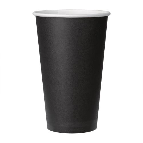 Fiesta Recyclable Hot Cup Single Wall Black 16oz (Sleeve 50)  FSC Mix
