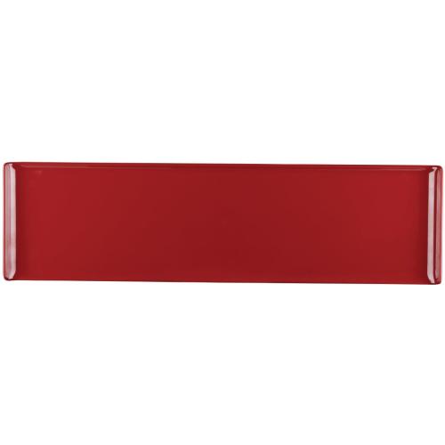 Alchemy Buffet Red Melamine Rectangular Tray - 560x153mm (Box 4) (Direct)