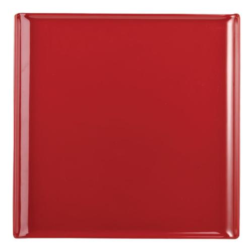 Alchemy Buffet Red Melamine Square Tray - 303x303mm (Box 4) (Direct)