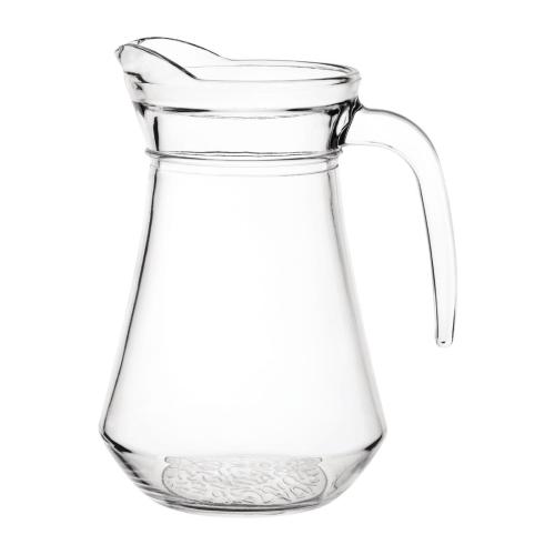 Olympia Glass Jug - 1Ltr 33 4/5fl oz (Box 6)