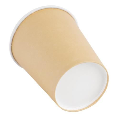 Fiesta Recyclable Hot Cup Single Wall Kraft 8oz (Box 1000)  FSC Mix