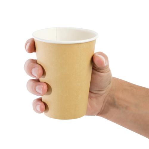 Fiesta Recyclable Hot Cup Single Wall Kraft 12oz (Sleeve 50)  FSC Mix