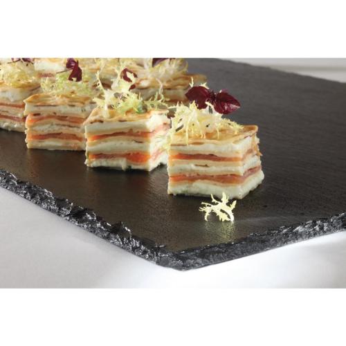 Melamine Slate Effect Display Platter - GN 1/1