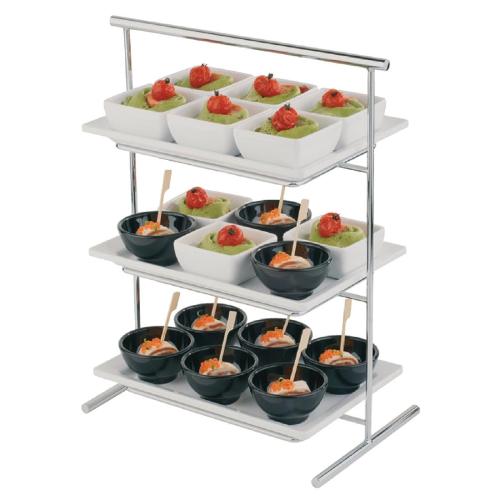 Pure Rectangular Tray Melamine White - 300x210mm