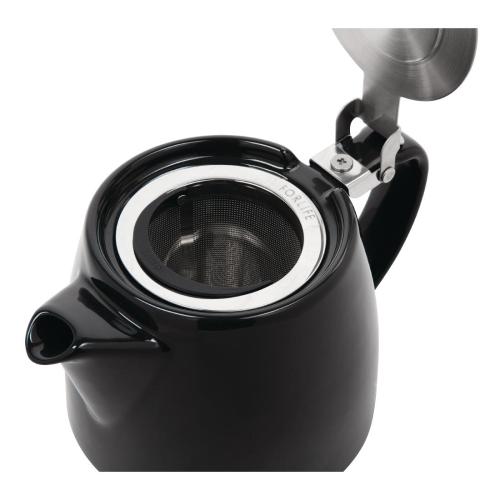 Forlife Stump Teapot Black - 0.5Ltr 18oz
