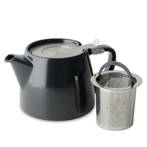 Forlife Stump Teapot Black - 0.5Ltr 18oz