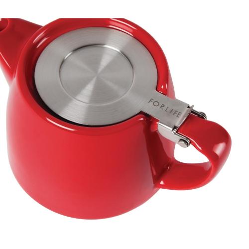 Forlife Stump Teapot Red - 0.5Ltr 18oz