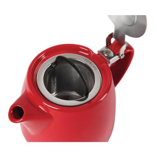 Forlife Stump Teapot Red - 0.5Ltr 18oz