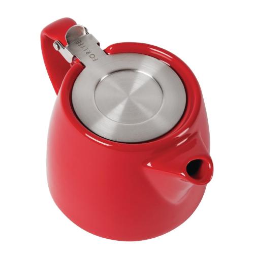 Forlife Stump Teapot Red - 0.5Ltr 18oz