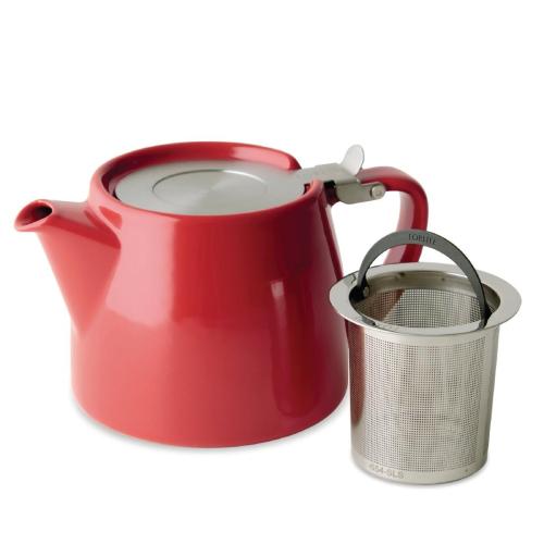 Forlife Stump Teapot Red - 0.5Ltr 18oz