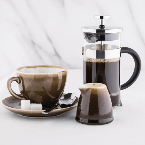 Olympia Contemporary Cafetiere St/St - 3 cup 350ml 11.8fl oz