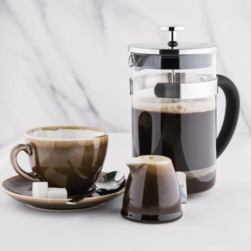Olympia Contemporary Cafetiere St/St - 6 cup 800ml 27fl oz