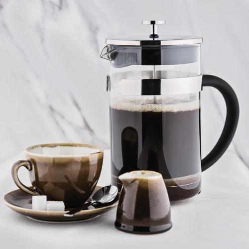 Olympia Contemporary Cafetiere St/St - 12 cup 1500ml 50.7fl oz