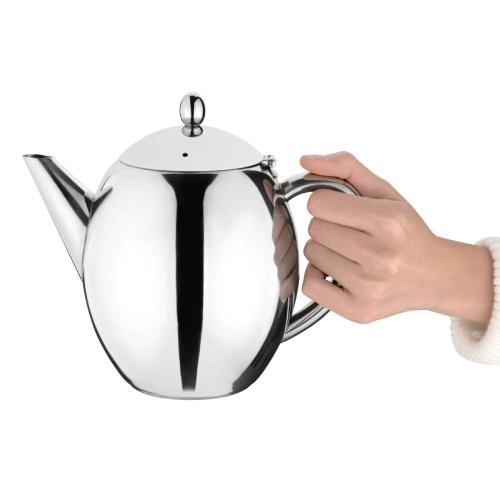 Olympia Richmond Teapot St/St - 1.75Ltr 59.1fl oz