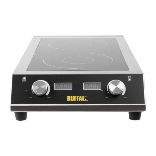 Buffalo Heavy Duty Double Induction Hob - 7kW