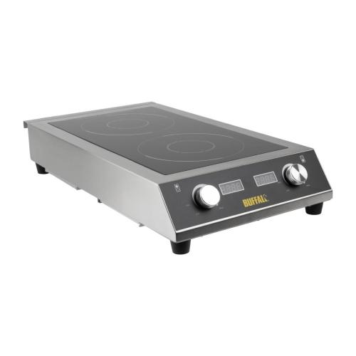 Buffalo Heavy Duty Double Induction Hob - 7kW