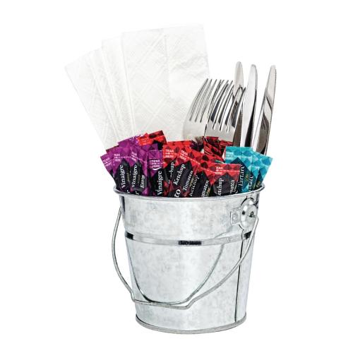 Olympia Round Galvanised Bucket - 78x80mm