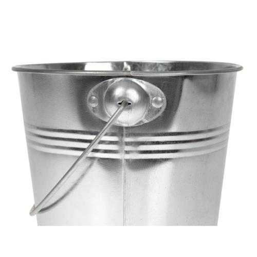 Olympia Round Galvanised Bucket - 130x30mm