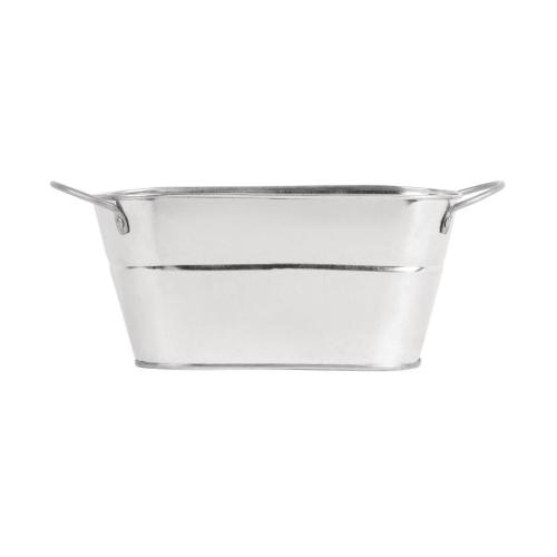 Olympia Rectangular Galvanised Tub - 205x115x95mm